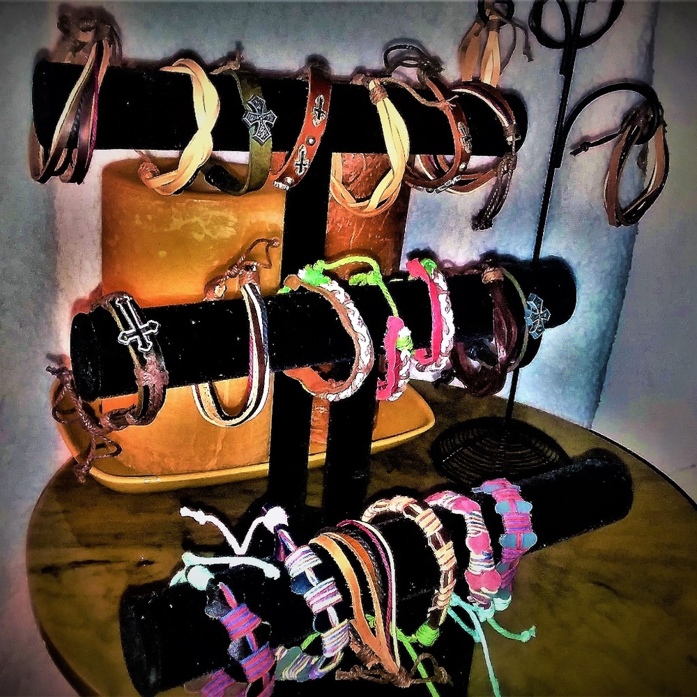 Leather Bracelets & Leather Corded Wristbands